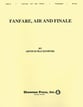 FANFARE AIR AND FINALE SAX QUARTET ARCHIVE cover